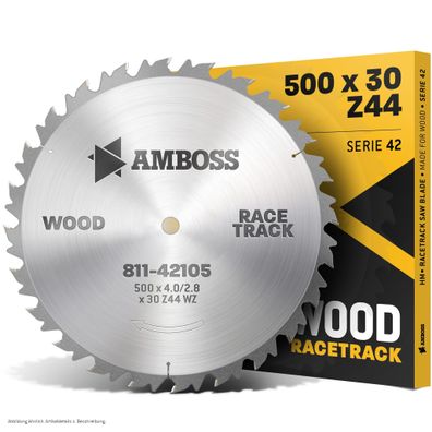 Amboss HM Kreissägeblatt 500 x 30 mm Wechselzahn 44 Zähne fér Brennholz