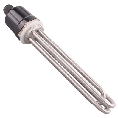Dernord Heizelement 220V 4500W 1-1/2 Zoll U-Typ Edelstahl BSP Gewinde Flansch