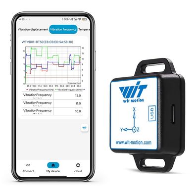 WitMotion WTVB01-BT50 Bluetooth 3-Achsen-Vibrationssensor Schwingungsmesser