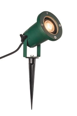 SLV Nautilus XL Erdspießleuchte GU10 IP65 Gartenstrahler mit Erdspieß Grén
