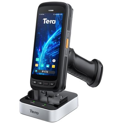 Tera Pro P172 Android 11 Barcode Scanner PDA 8000 mAh mit Ladestation