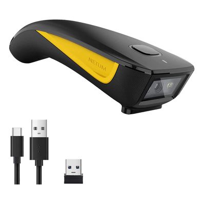 NETUM C750 Barcode Scanner 1D 2D QR kabellos Bluetooth 2,4G USB fér POS