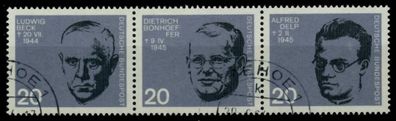 BRD ZD AUS BLOCK 3 Nr 432 + 433 + 434 gestempelt 3ER STR X6A48B6