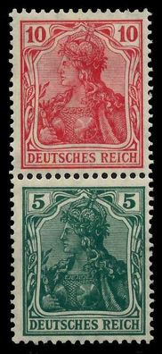 D-REICH Zusammendruck Nr S5 ungebraucht SENKR PAAR X7927CA