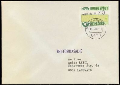 BRD ATM1-070 BRIEF EF Starnberger Springer X7E21CA