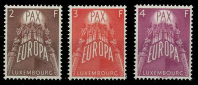 Luxemburg 1957 Nr 572-574 postfrisch X809B42