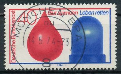 BRD 1974 Nr 797 zentrisch gestempelt X8501E6
