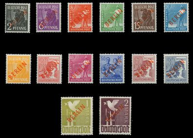 BERLIN 1949 Nr 21-34 postfrisch ATTEST X875E92