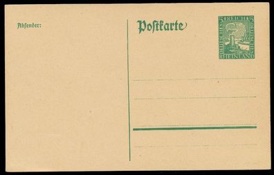 Deutsches REICH Nr P204I Ungebraucht Postkarte S902DDE