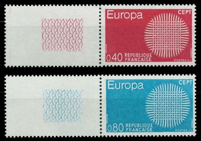 Frankreich 1970 Nr 1710L-1711L postfrisch XFF4886