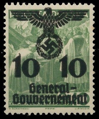 Generalgouvernement Nr 21 postfrisch XB01BDE