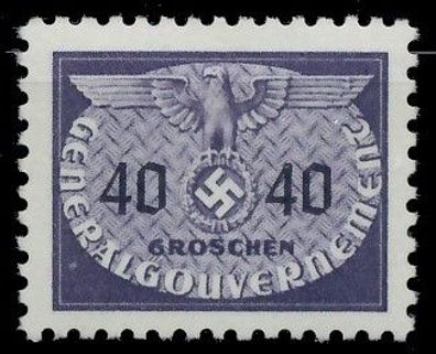 Generalgouvernement DIENST Nr 23 postfrisch XB01CC6