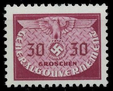 Generalgouvernement DIENST Nr 22 postfrisch XB01CC2