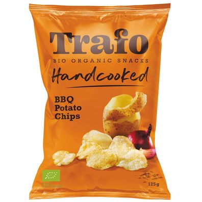 6x Trafo Handcooked Chips Barbecue 125g