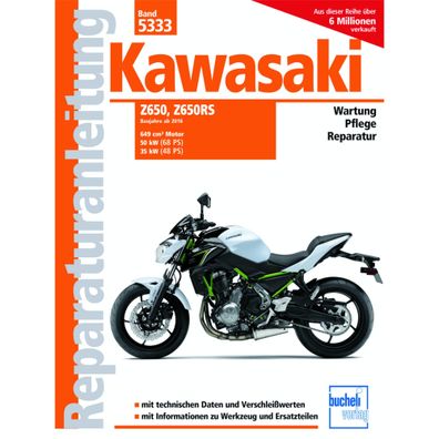 Kawasaki Z650 Z650RS ab 2016 Reparaturanleitung Werkstatthandbuch Bucheli Verlag