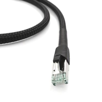audioIN cAT8 HighEnd Netzwerkkabel - Cat8.1 LAN 40GBit 8K 2GHz Black