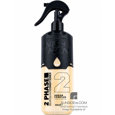 NishMan/2 Phase Beard&Hair Conditioner "Argan Complex 2" 400ml/Haarpflege