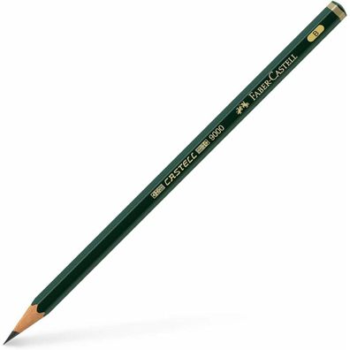FABER-CASTELL 9000 Bleistifte B grün 12 St