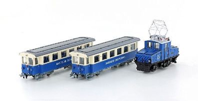 Hobbytrain H43104 Zugspitzbahn AEG Tal-Lok mit 2 Personenw Spur H0