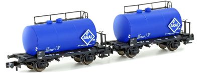 Hobbytrain H24833 2er Set Leichtbau-Kesselwagen Spur N