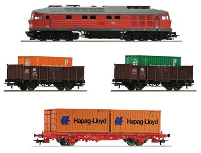 Roco 5110003.1 Diesellok BR 232 mit Güterzug DCC Spur H0