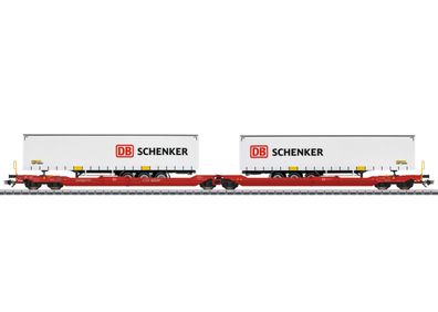 Maerklin 47470 Doppel-Gelenk-Taschenwagen DB Schenker Spur H0