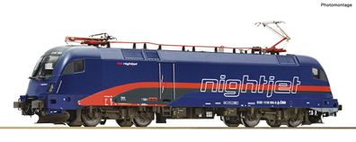 Roco 70495 E-Lok Rh 1116 195-9 ÖBB Night Jet DC-ana Spur H0