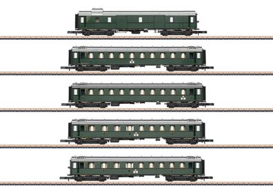 Maerklin 87620 5-teiliges Set Schnellzugwagen Einheitsb Spur Z