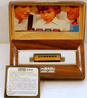 Gebrauchtes 8802 Märklin 8802 Schienenreinigungs-Wagen Spur Z gebraucht 1:220