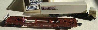 Maerklin 8662 Huckepackwagen Spur Z
