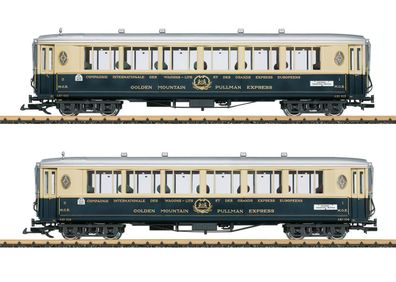 LGB 36660 Salonwagen-Set Golden Pass MO Spur 2m