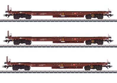 Maerklin 47464 3-teiliges Taschwanwagen-Setr DB AG Ep Spur H0