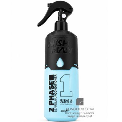 NishMan/2 Phase Beard&Hair Conditioner "Keratin Complex 1" 400ml/Haarpflege