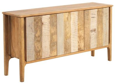 Sideboard aus massivem Mangoholz, hellbraun