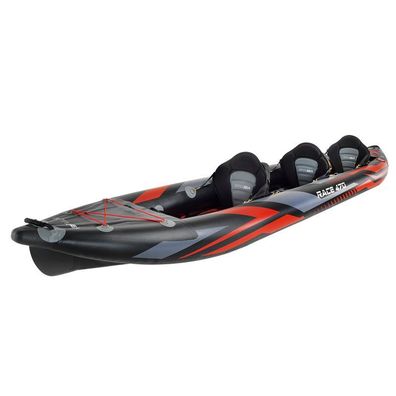 Extasea Race 470 3er Drop-Stitch Kajak aufblasbar Schlauchboot rot Ausstellungsboot