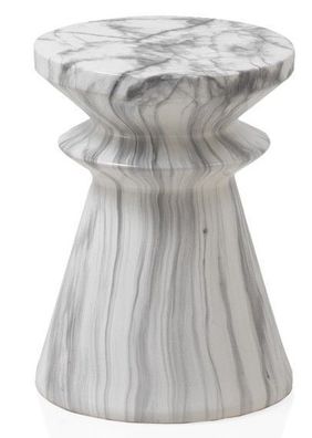 Keramikhocker grau
