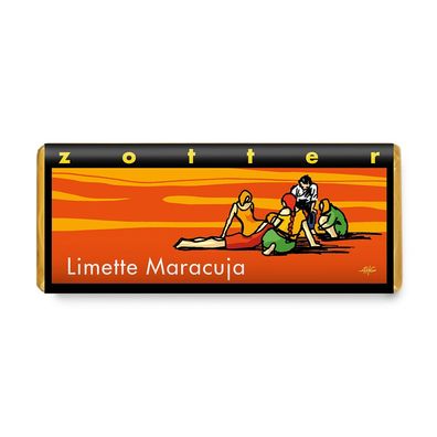 Zotter Schokolade Limette-Maracuja Bio