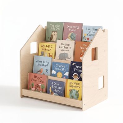 BusyKids Montessori Bücherregal für Kinder