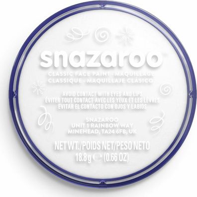 Snazaroo Gesichtsfarbe Weiß 18ml