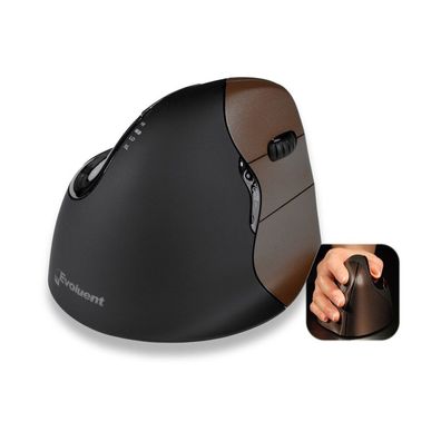 Evoluent Evoluent Maus VerticalMouse 4 Small Drahtlos bl/brown USB retail