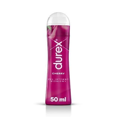 Durex Intim-Gleitgel mit Duft und Geschmack Kirsche, 50 ml