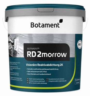 30 kg Botament 2K Reaktivabdichtung RD 2morrow Bauwerksabdichtung Wand Abdichtung