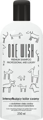ONE WISH Shampoo für schwarzes und dunkles Fell 250 ml