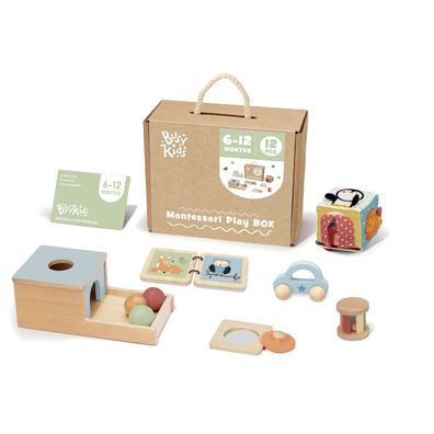 BusyKids Montessori Spielbox 6 bis 12 Monate