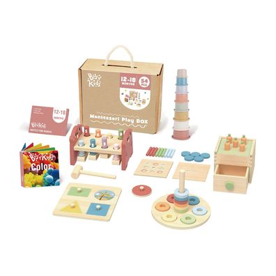 BusyKids Montessori Spielbox 12 bis 18 Monate