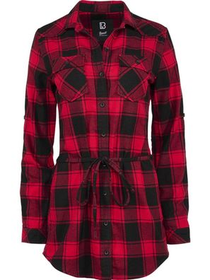 Brandit Damen Kleid Ladies Longshirt Lucy Red/Black