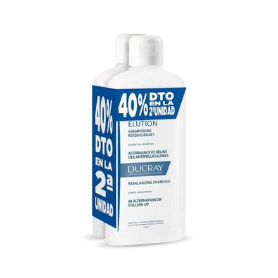 Elucion champú reequilibrante anticaspa promo 2 x 400ml