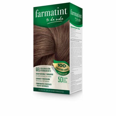 Farmatint gel coloración permanente #5d-castaño claro dorado