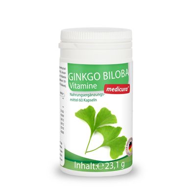 Ginkgo Biloba 100 mg - 60 Kapseln