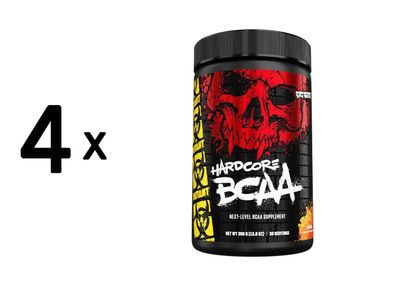 4 x Mutant Hardcore BCAA (390g) Mango